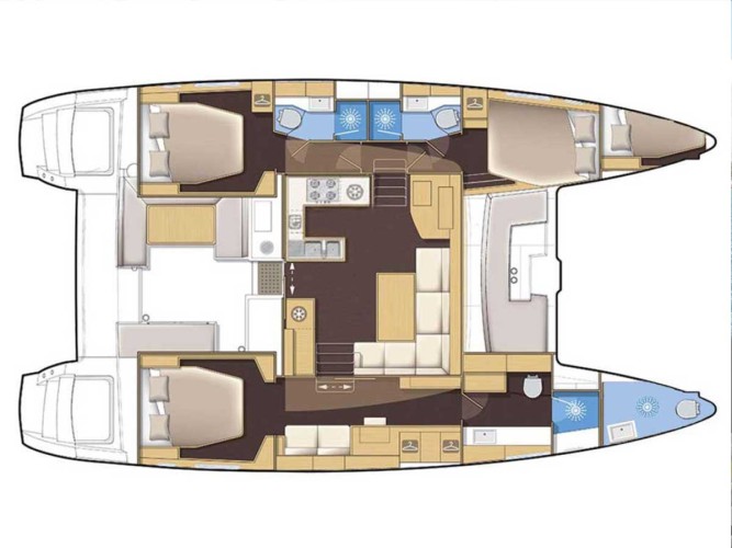 Legend Lagoon 450 Catamaran ibiza 23